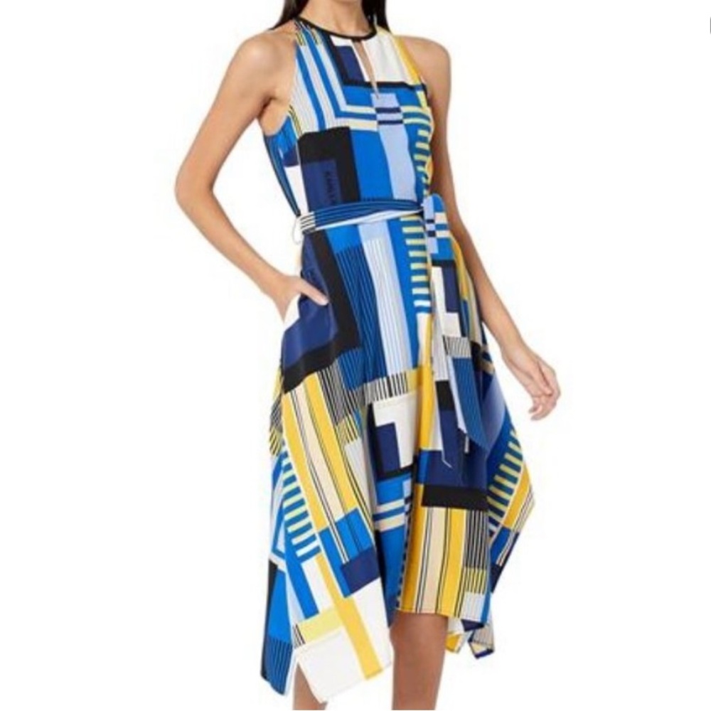 Karl Lagerfeld Multicolor Handkerchief Dress